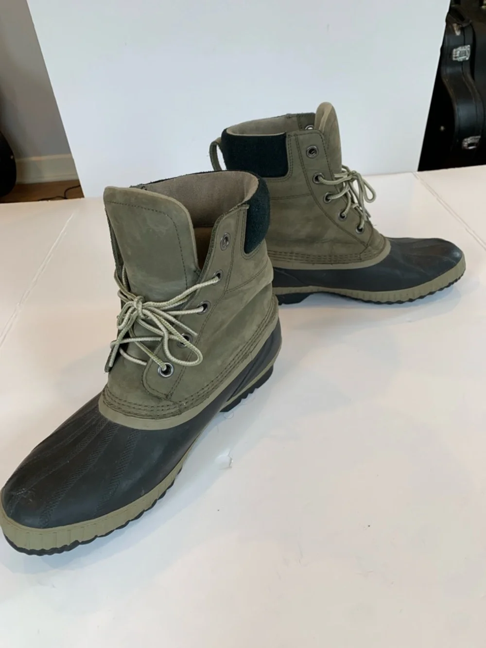 Sorel Cheyanne II Men’s Size 11 Insulated Waterproof Winter Boots Nori Black